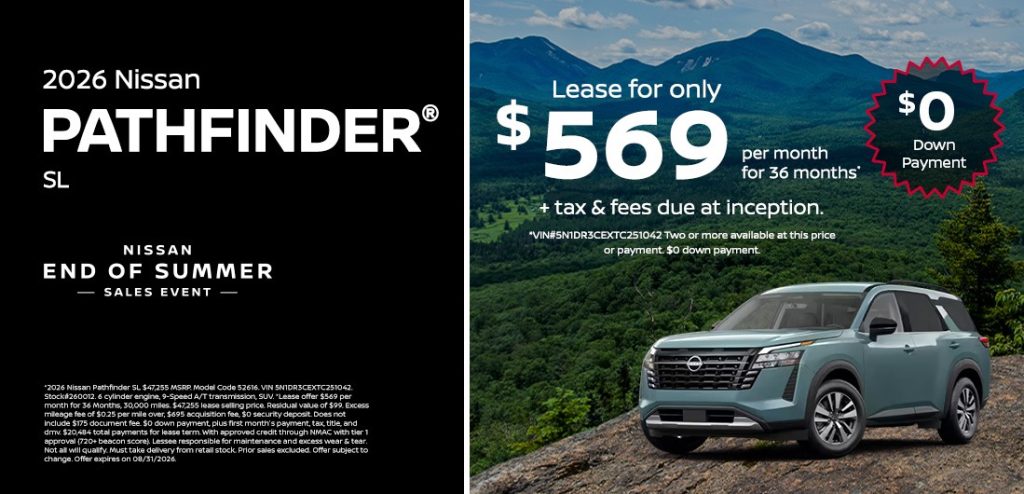 2026 Nissan Pathfinder SL