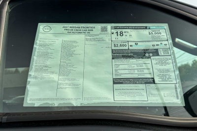 2027 Nissan Frontier Crew Cab PRO-4X®