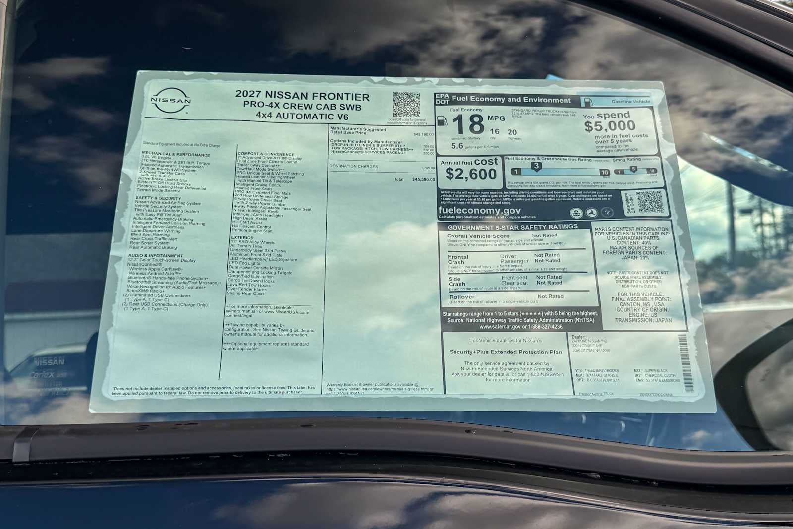 2027 Nissan Frontier Crew Cab PRO-4X®