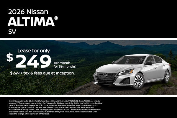2026 Nissan Altima SV