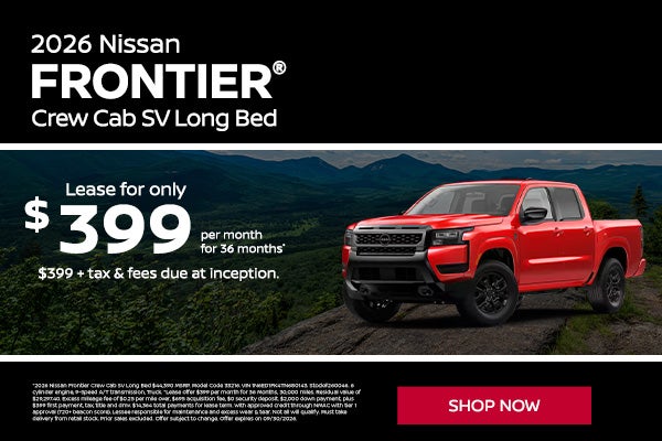 2026 Nissan Frontier Crew Cab SV Long Bed