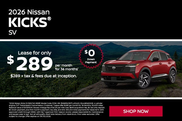 2026 Nissan Kicks SV